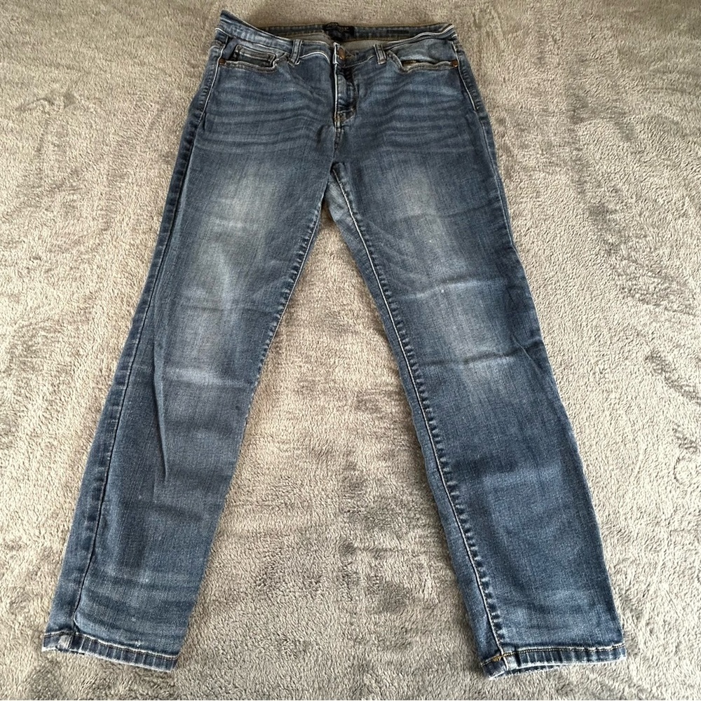 Judy Blue Skinny Jeans in Medium Blue Wash